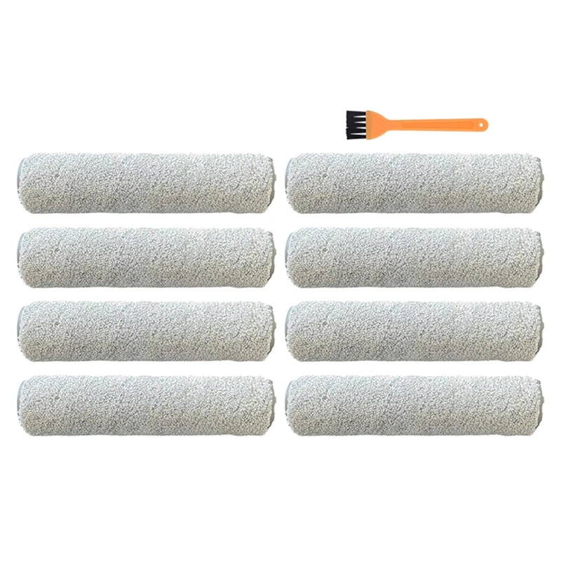 

9Pcs Replacement Roller Brush Kit Parts For UWANT X100 Household Wet Dry Sweeper Cleaning Tool Mian Brush Home