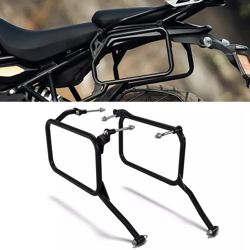 Imagen 1 del producto Soporte para alforja, soporte lateral para caja de equipaje, soporte para bolsa de sillín para himalayan 450, himalayan 452 2024 2025, soporte para equipaje