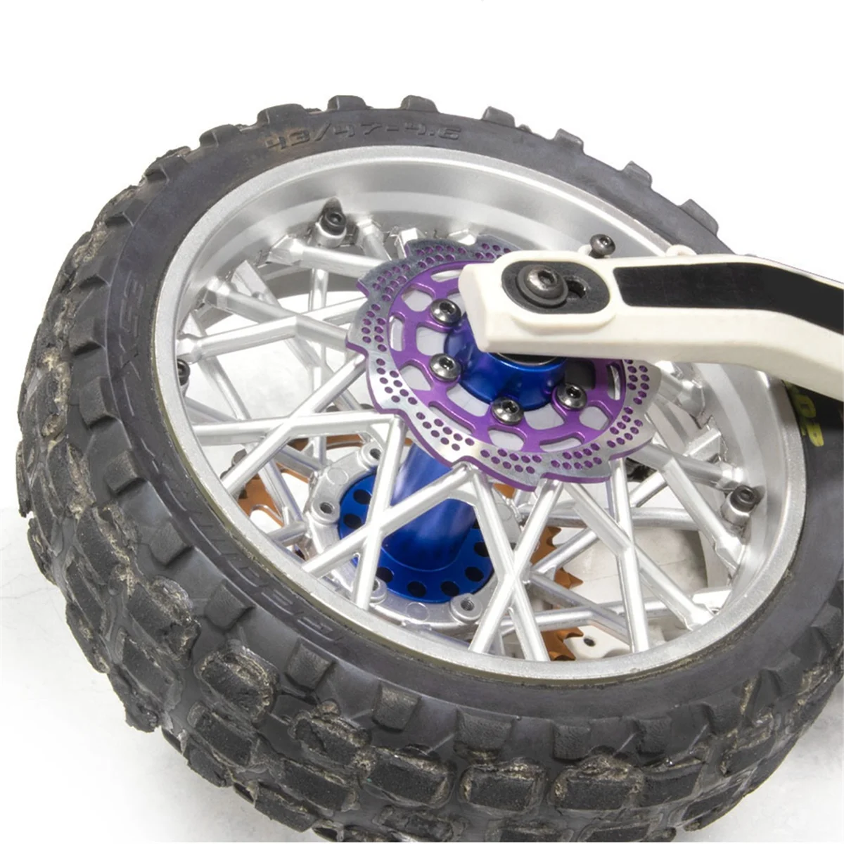 LOSI 1/4 Promoto-MX 용 전기 오토바이 알루미늄 합금 7075, 전방 및 후방 차축 262012 레드