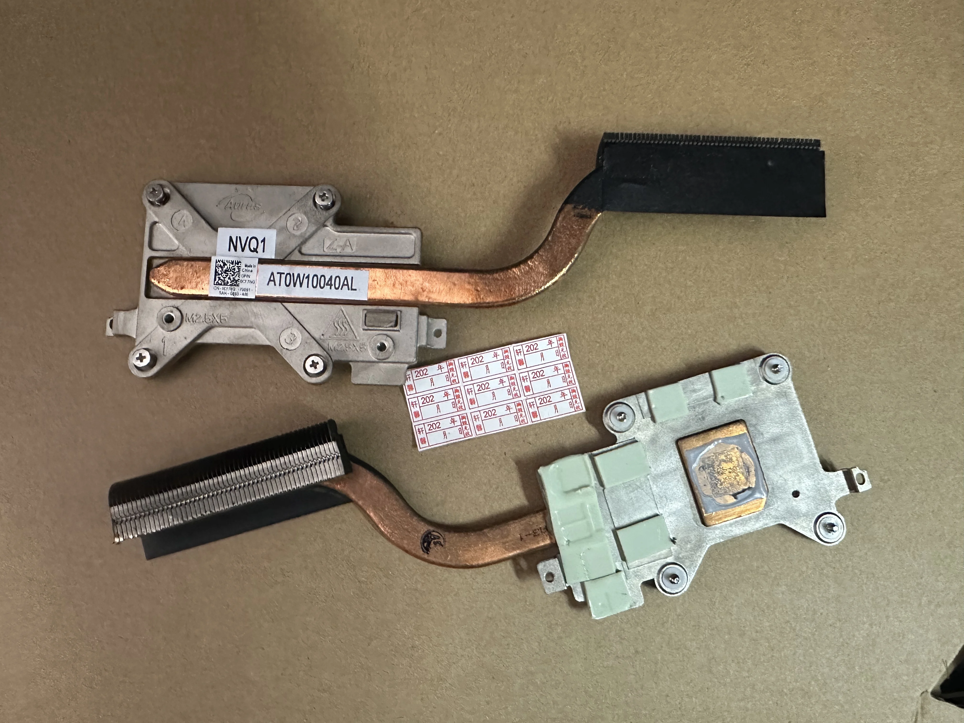 

Для оригинального радиатора видеокарты ноутбука Dell/Dell M4800, медная трубка с рассеиванием тепла 0CF7NG