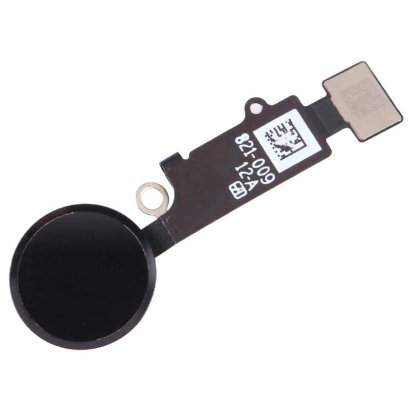 Home-Button Repair Replacement Assembly, Black Metal Part for Single-Piece Service Planning, Worn Button Change Work, and