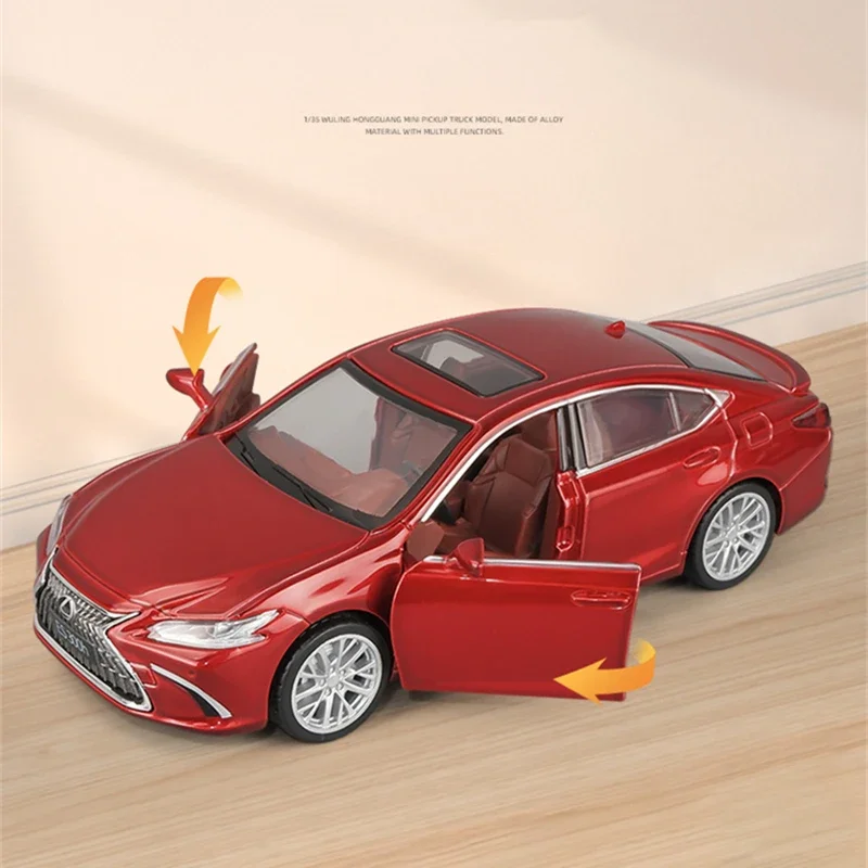 1:35 Lexus es300h Legierung Auto Modell Druckguss Metall Spielzeug Fahrzeuge Auto Modell hohe Simulation Sound und Licht Sammlung Kinder Spielzeug Geschenk