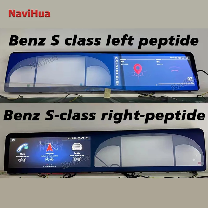 

Navihua for Mercedes Benz S Class W222 Car Radio 12.3 Inch Touch Screen Android GPS Navigator 2din Multifunction Car DVD Player