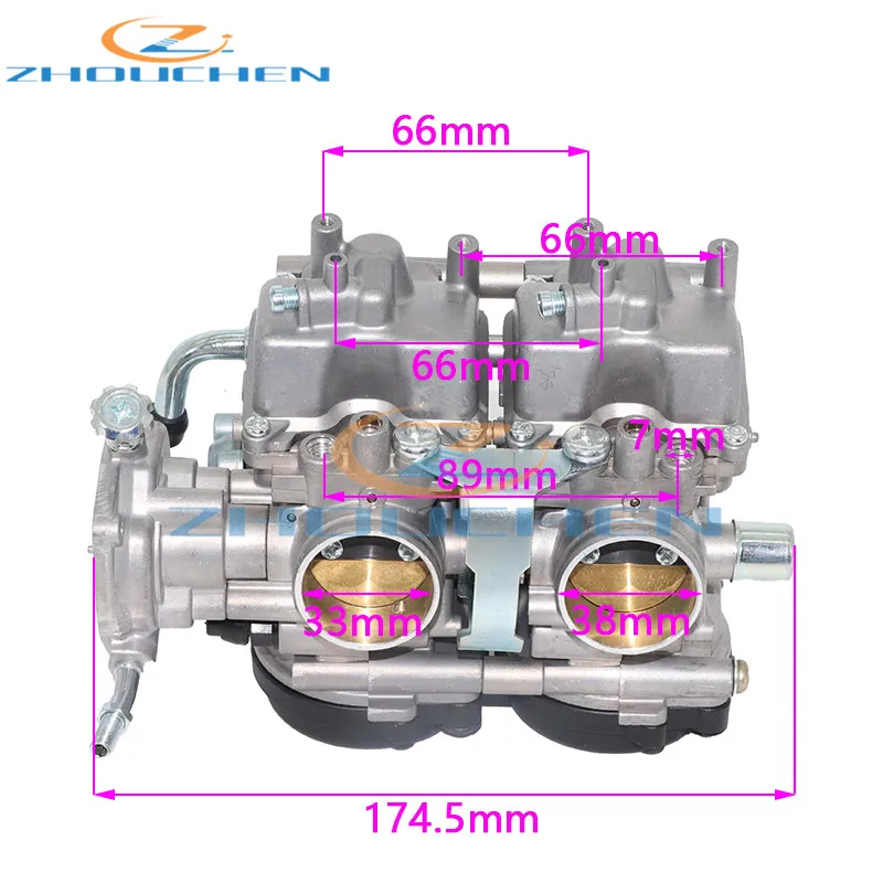 Motorcycle Intake-tube Diameter 33mm High-performance Carburetor For Yamaha RAPTOR 660 YFM660 YFM660R 2001-2005 ATV Motorcycle