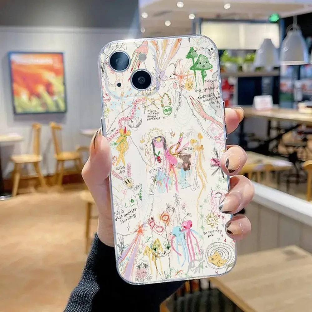 beabadoobee Beatopia Phone Case For iPhone 16,15,14,13,12,11 Pro,Max,Plus,X,XS,XR,SE,Mini Transparent Silicone Soft