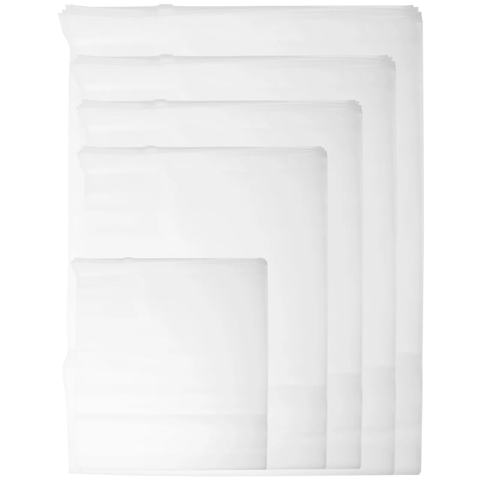 

25pcs Reusable Thickened Clothes Packing Bags Garment Storage Pouches With Zipper Sealed Design For Travel Underwear Toiletries