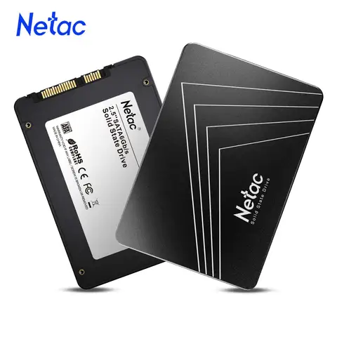 Netac SATA SSD disque dur 128GB 256GB 512GB 1 to 2 to SATA3 2.5 pouces disques ordinateur portable disque dur interne HDD disque dur pour ordinateur portable
