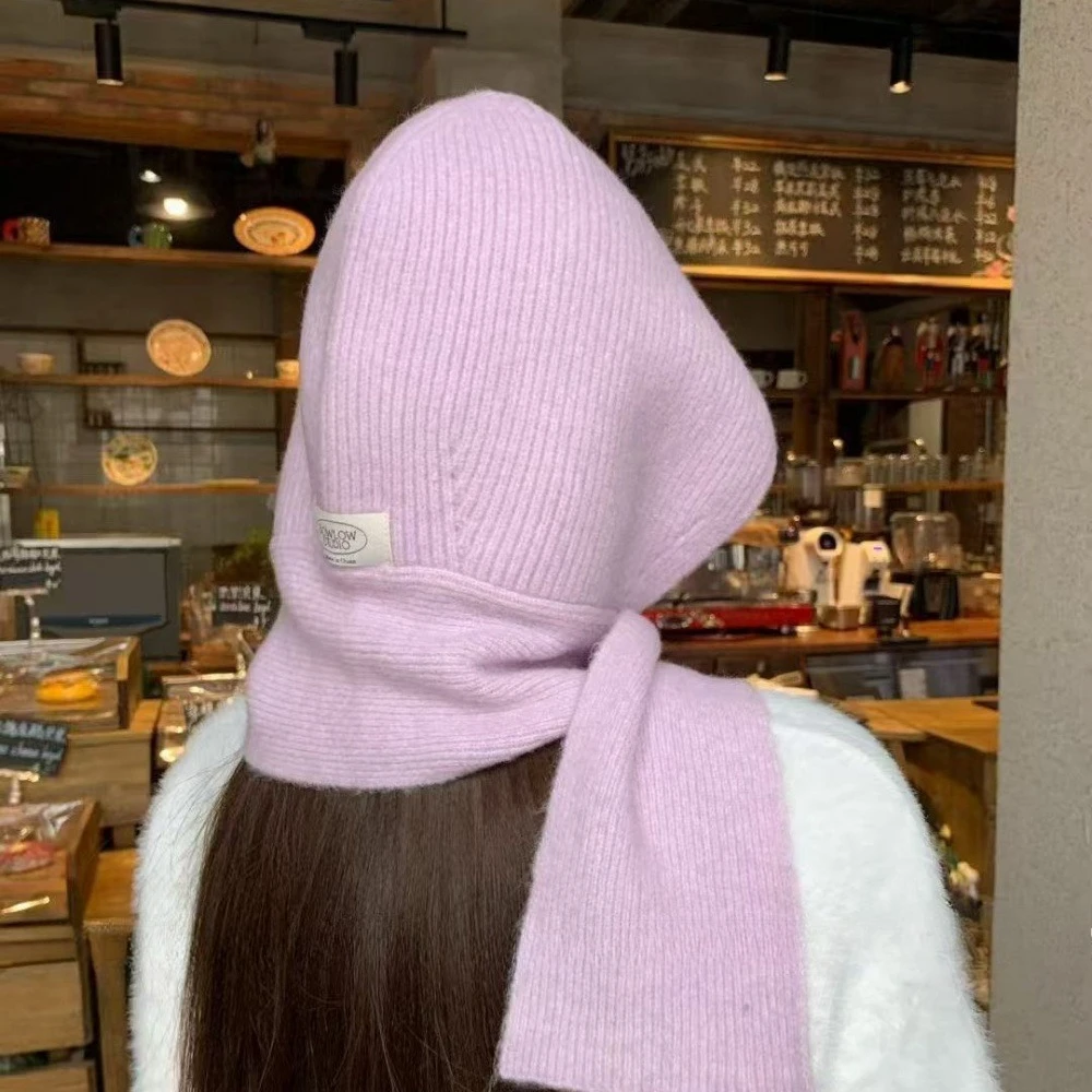 Винтажная новогодняя красная вязаная