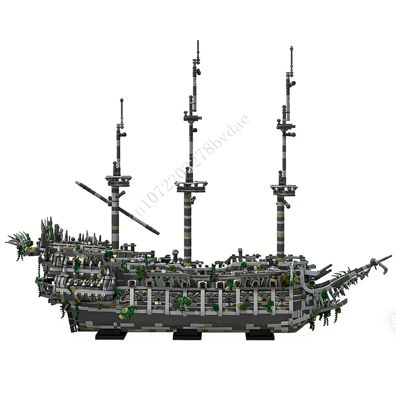 

Набор строительных блоков MOC «Летающий голландец» (9135 деталей), ужасный корабль, конструктор для детей, подарок на Хэллоуин, день рождения, детский подарок