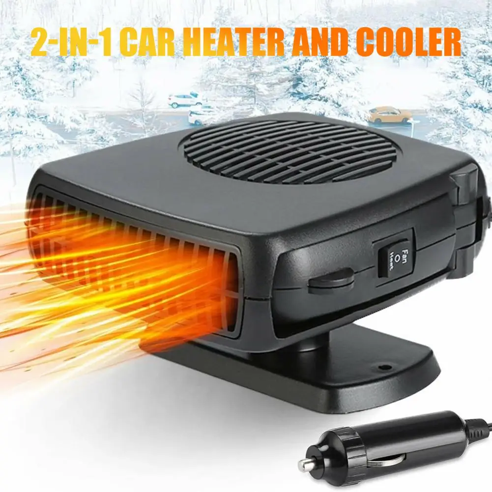 High Car Defroster Car Heater Defogger 12v 200w Car Heater Defroster Portable Windshield Fan for Fast Heating Vehicle Demister
