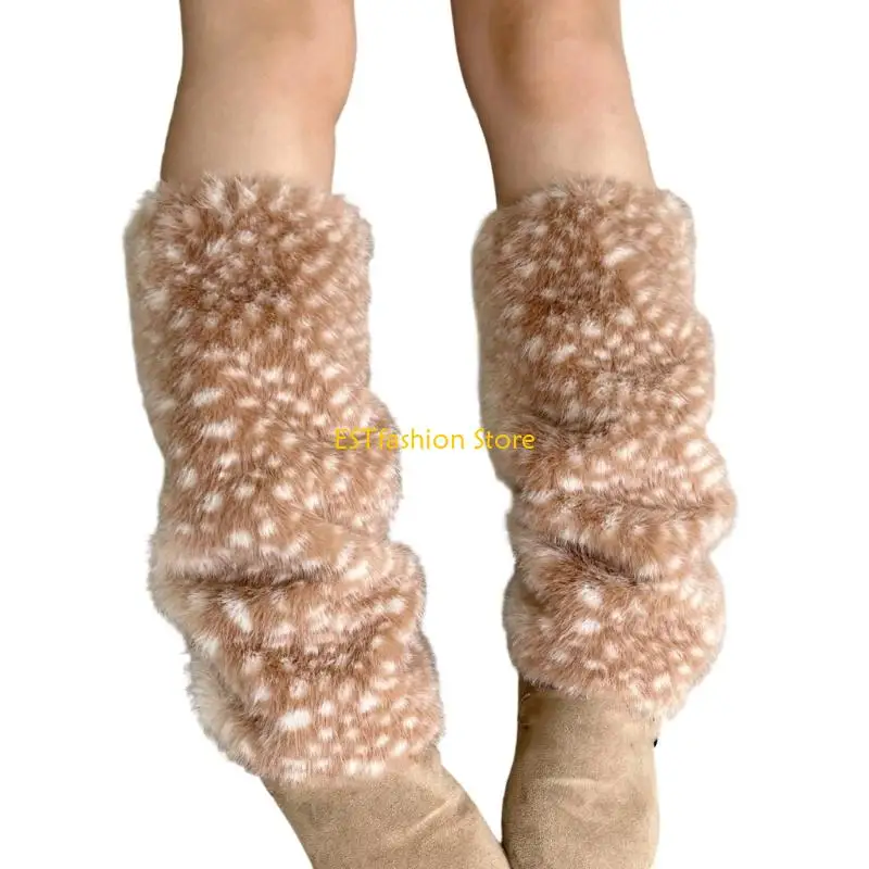 Y5GC الرنة أفخم عقال وشاح عيد الميلاد الدافئة أغطية الرأس ملحق للنساء الاطفال الشتاء الدفء عطلة زي الدعائم