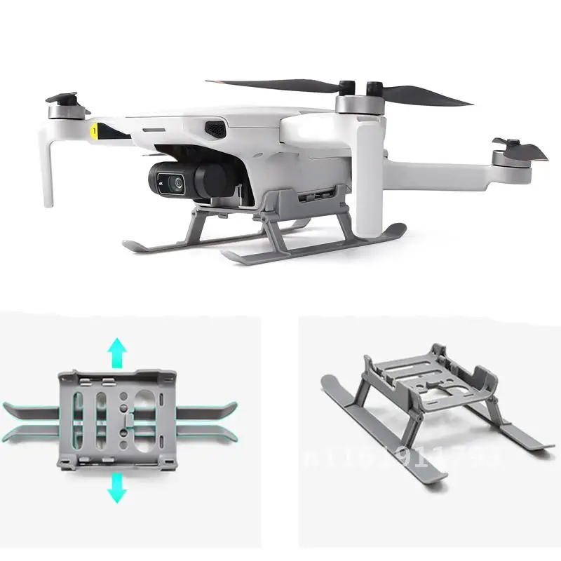 Per DJI Air 2S Landing Gear Kit di atterraggio per carrello di atterraggio ad espansione pieghevole per DJI Mini 2/Mavic Mini/SE/Air 2 accessori per droni