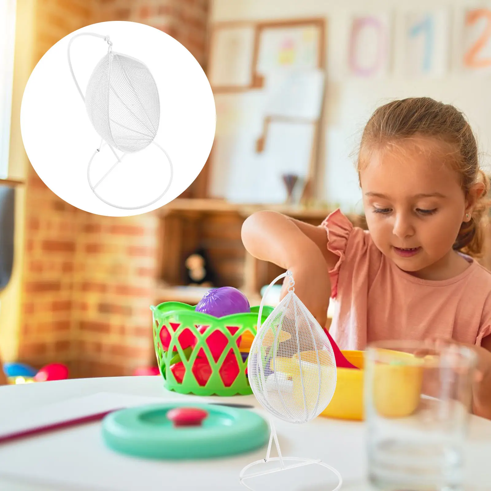 

1 шт. миниатюрное подвесное кресло-качели для балкона, декор для кукольного домика, аксессуар для сказочного сада