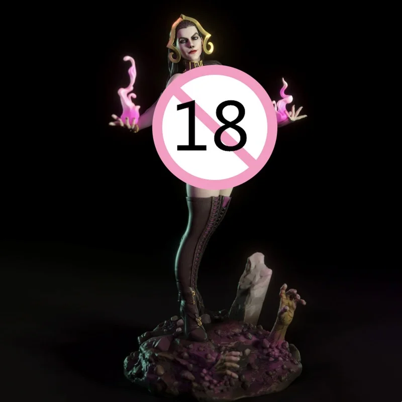 

Fire Queen Nsfw Resin Figure Model Kit 1/24 Scale Unassembled Unpainted Toys