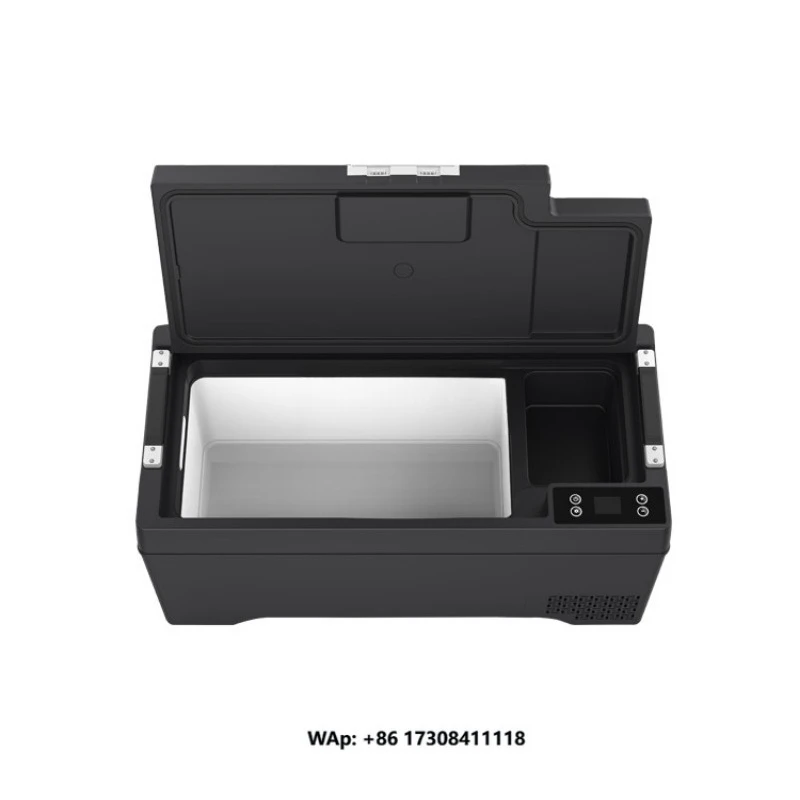45W Compressor 40L GREY Rechargeable Portable Electric Cooler Warmer Box Car Refrigerator Freezer 12V/24V/110V-240V