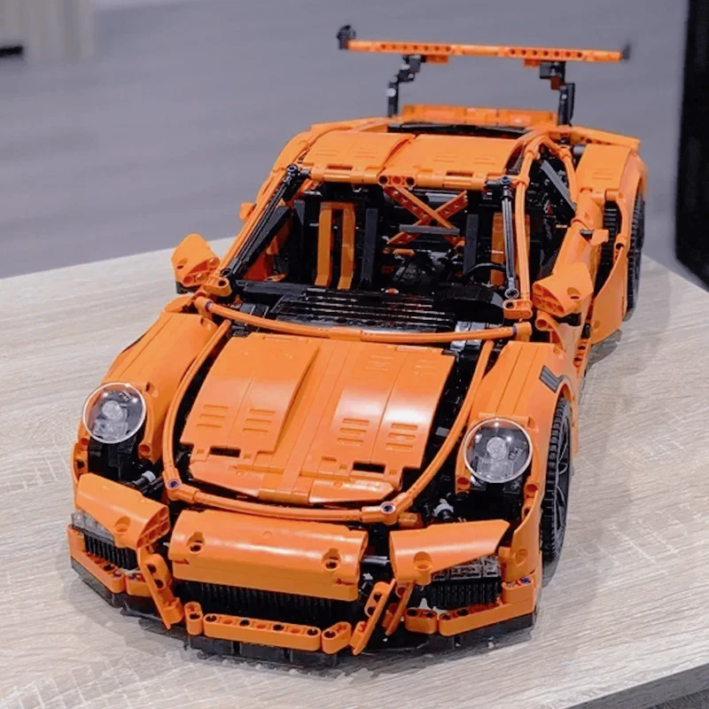 

Compatible 42056 MOC Bricks 911 GT3 RS Technicial Car Toys Boys Christmas Gift Kids Constructor Model Building Blocks for Adult