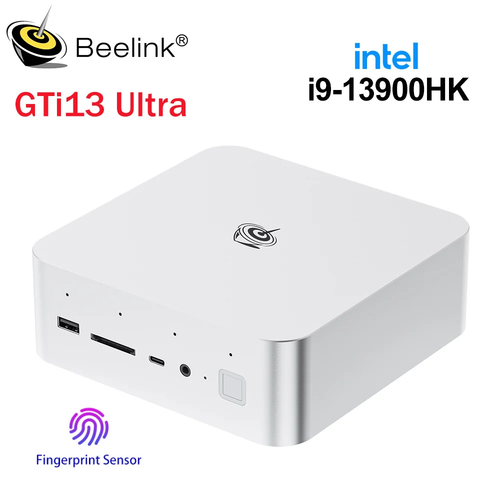 Мощный ПК AI Intel Ultra i9 13900HK Beelink GTi13 32G 64G DDR5 1T 2T NVME PCIe4.0 SSD 2,5 Гбит/с Настольный компьютер Мини-игровой ПК