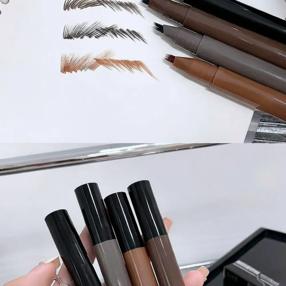 For For COAST BABY Professional Microblading Brow Pen Liquid Fork Tip Waterproof Natural Filling Precise Makeup Tool