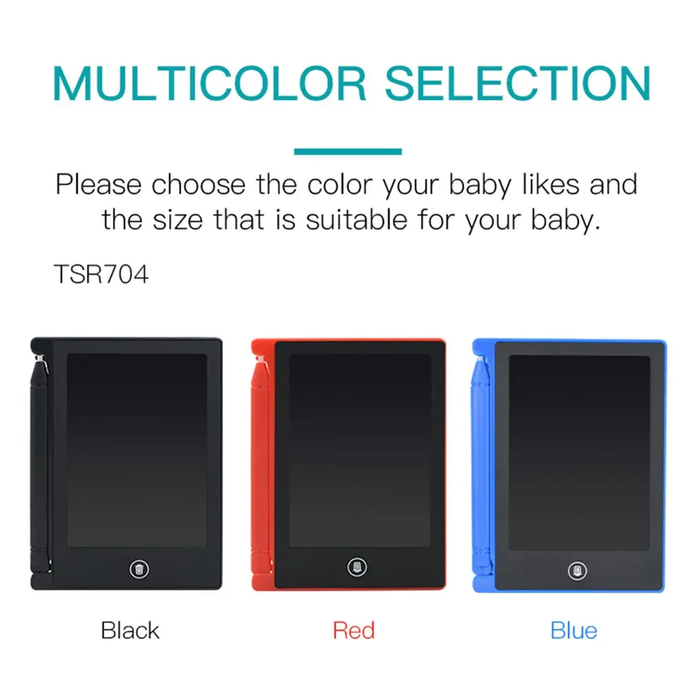 4.4 Inch Writing Tablet LCD Board Kids Writing Pad Child Educational Interactive Digital Painting Drawing Boards