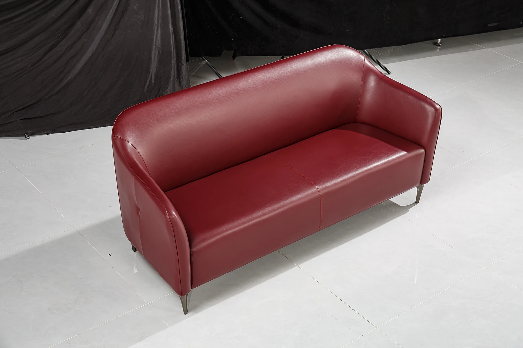 Factory Office Waiting Room Furniture Sofa Set Leisure Sofa Synthetic Leather Modern Modern Reception Sofapromote sales