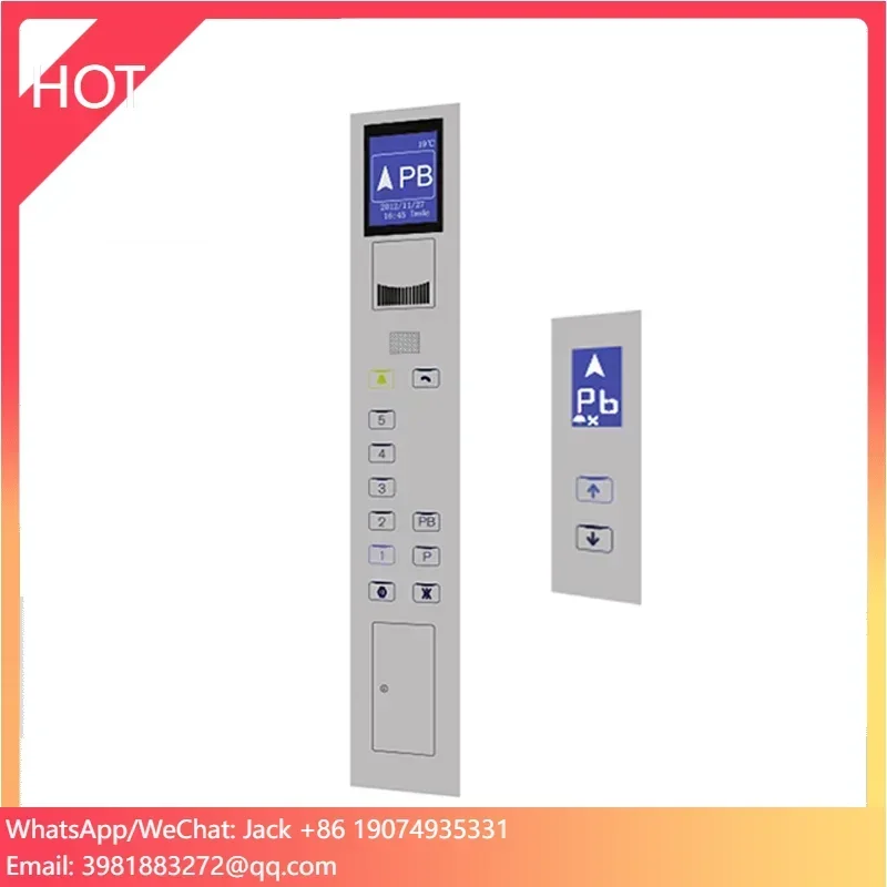 

Stainless Steel Material Cop Lop Elevator Button Panel Price With LCD Display