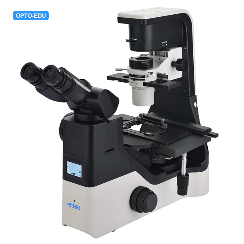 OPTO-EDU A14.1065 3W LED Phase Contrast Binocular Inverted Biological Microscope