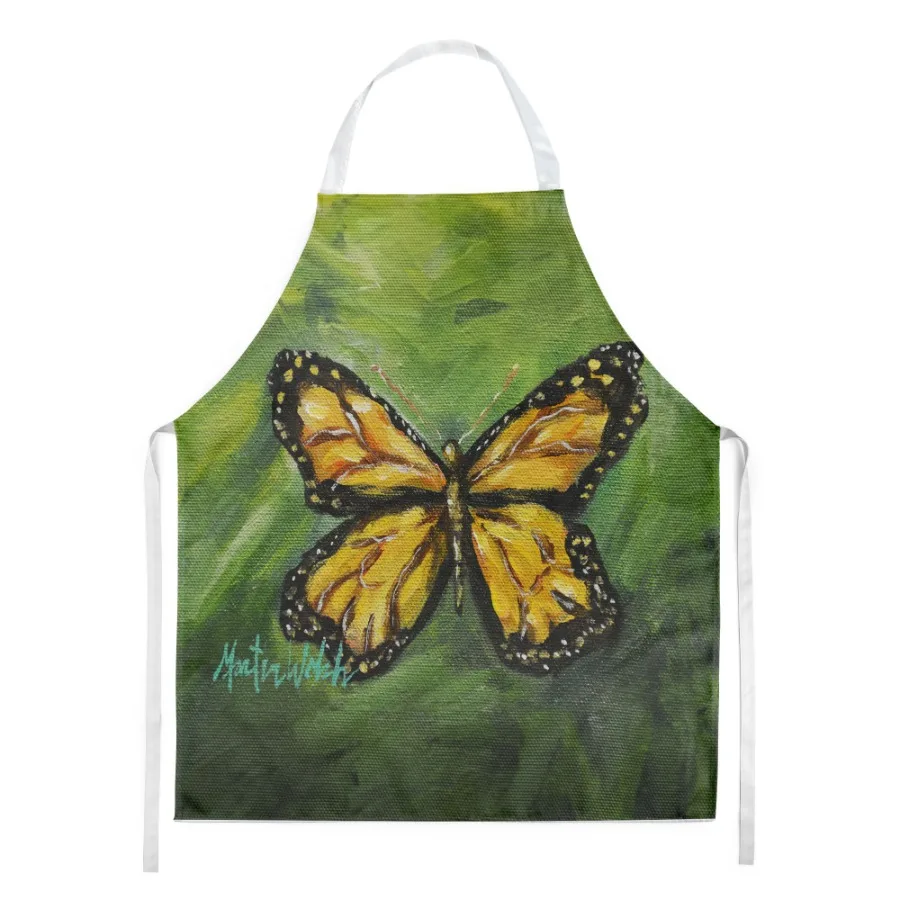 

NEW Monarch Glover Fly Butterfly Apron Cooking Kitchen Server Baking Crafts Gardening for Adult Women Men Unisex Large Multicol
