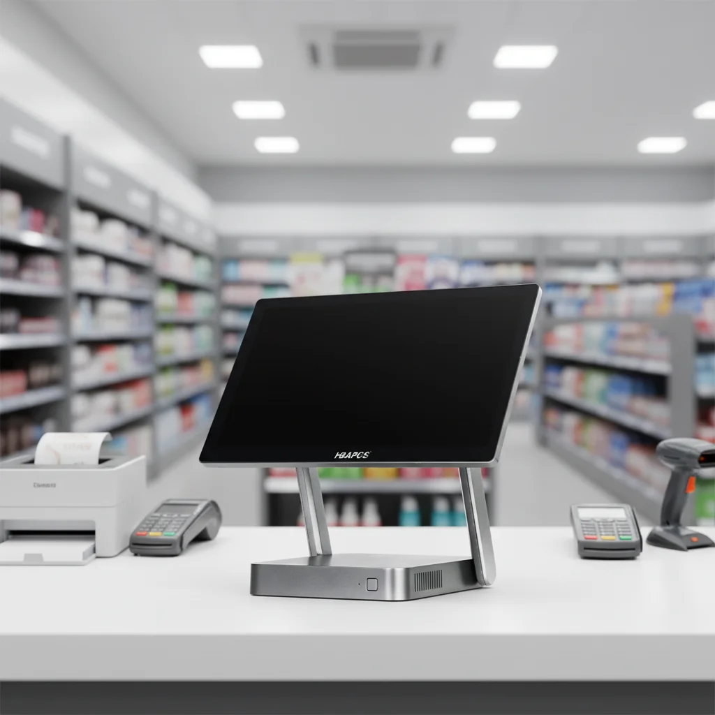 

Электронная кассовая система POS с сенсорным экраном 15,6 дюйма для супермаркетов ATV&UTVHBAPOS Smart