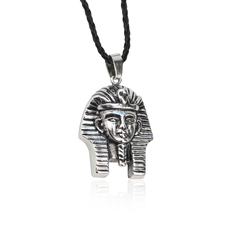  Pharaoh Cleopatra And Pyramid Illuminati Evil Eye Ankh Pendant Ethnic Necklace Men Women Birthday Gift Christmas Gift