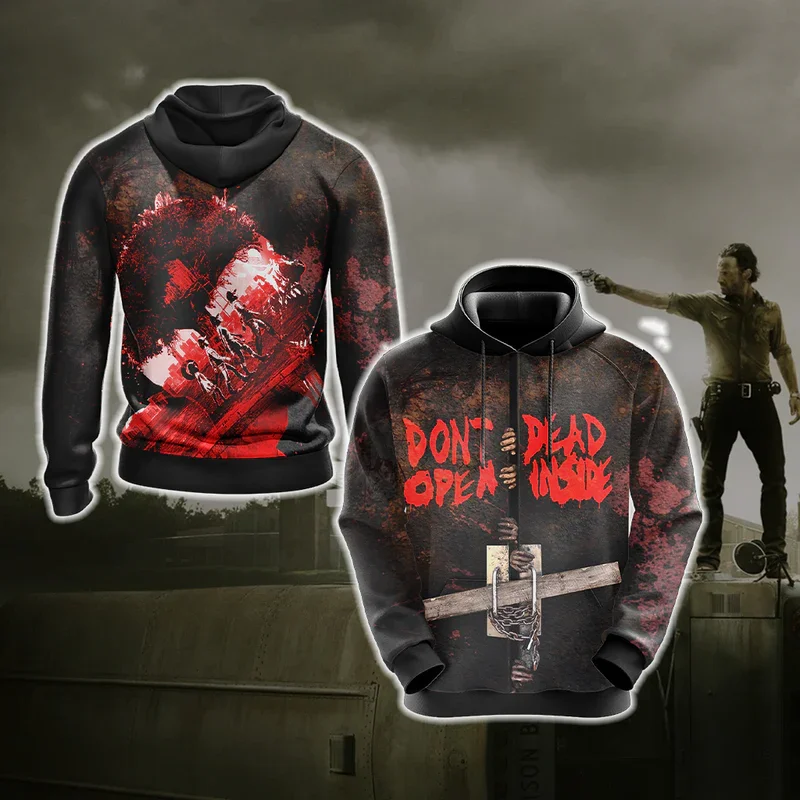 Horror TV Series The Walking Dead Hoodies Sweatshirts 3D Print Men/Women Adult Tracksuit Boy Coat Kids Y2k Hoodie Men's Clothing