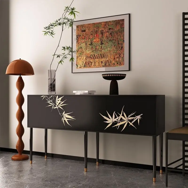 

Wabi Sandy Wind Solid Wood Entrance Locker Table Living Room Wall Retro Storage Locker