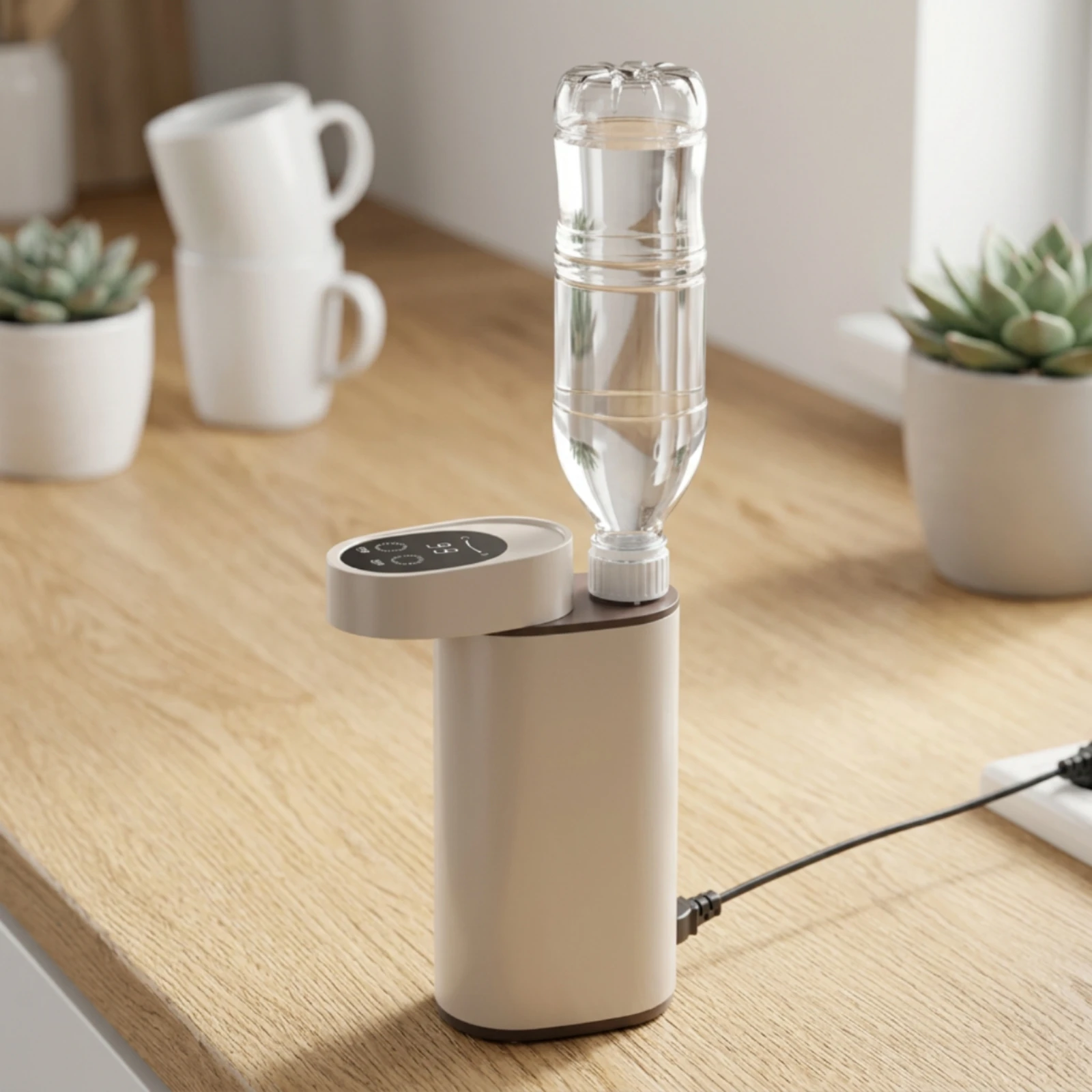 Instant Hot Water Dispenser Quick Heating Desktop Water Dispenser Appliance Travel-Ready Accurate for Travelers, Office