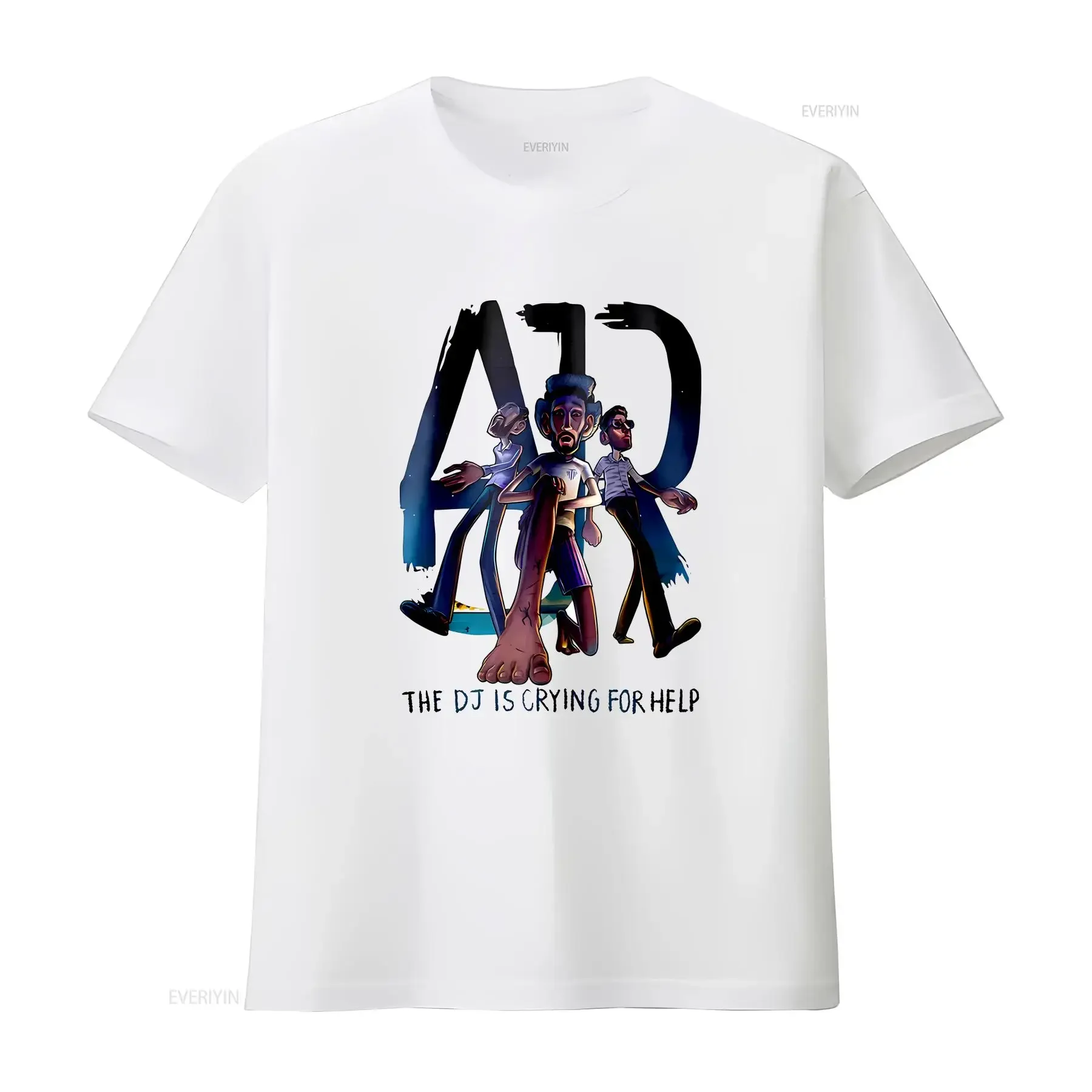 

Футболка AJR The Maybe Man Tour 2024, новая винтажная стильная дизайнерская одежда для дома, слегка топ унисекс для повседневной носки