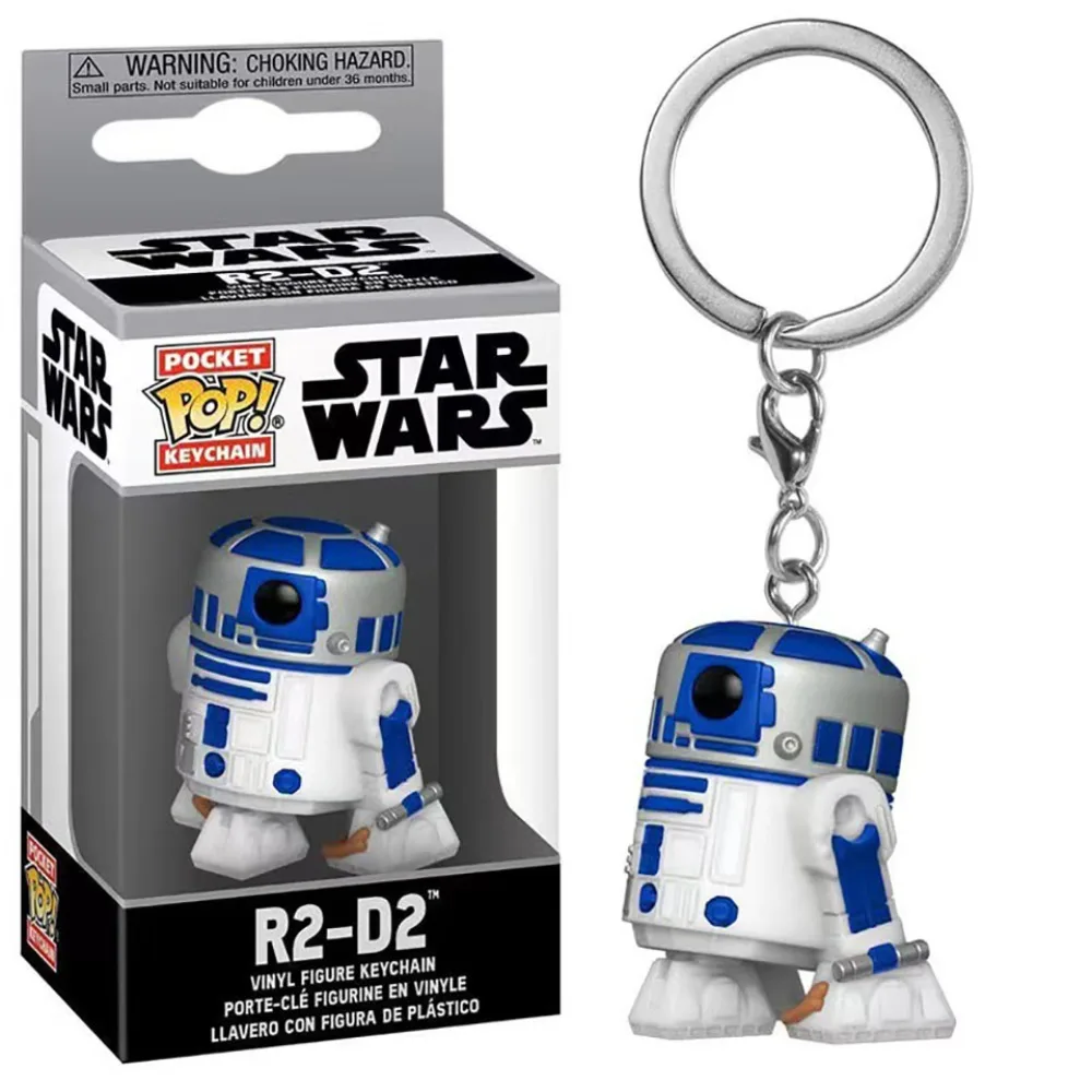 Porte-clés à piles KO POP pour enfants, Star VAN, Rick Luke Skywalker, jouet au beurre exquis, pendentif de film populaire, collection de cadeaux amusants