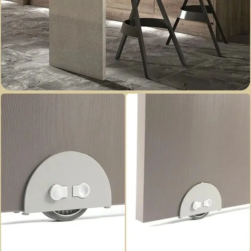 2pcs/set Heavy-duty Push-pull Directional Wheel Sliding Door Caster Wheel Half-moon-shaped Wheel Pulley Silent Casters
