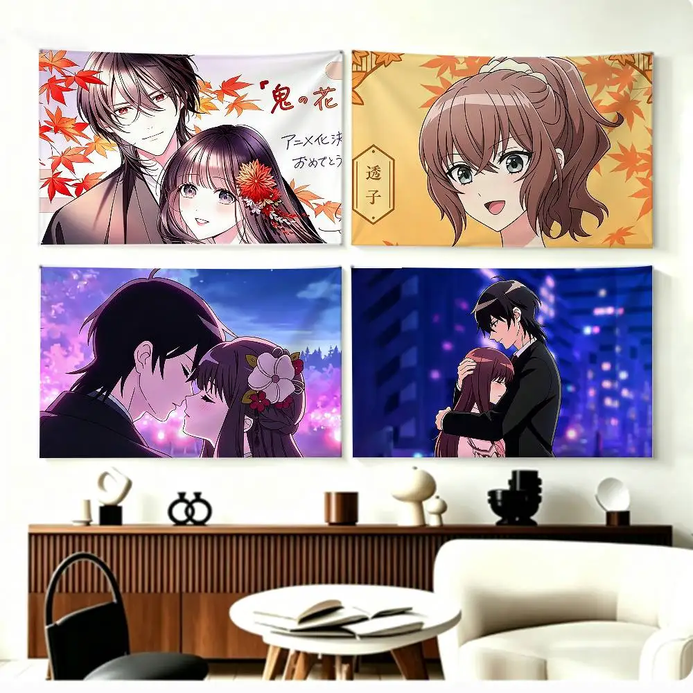 Japanese Fantasy Oni no H-Hanayome   With Photos And Text, For Birthday, Wedding, Halloween, Christmas, Party