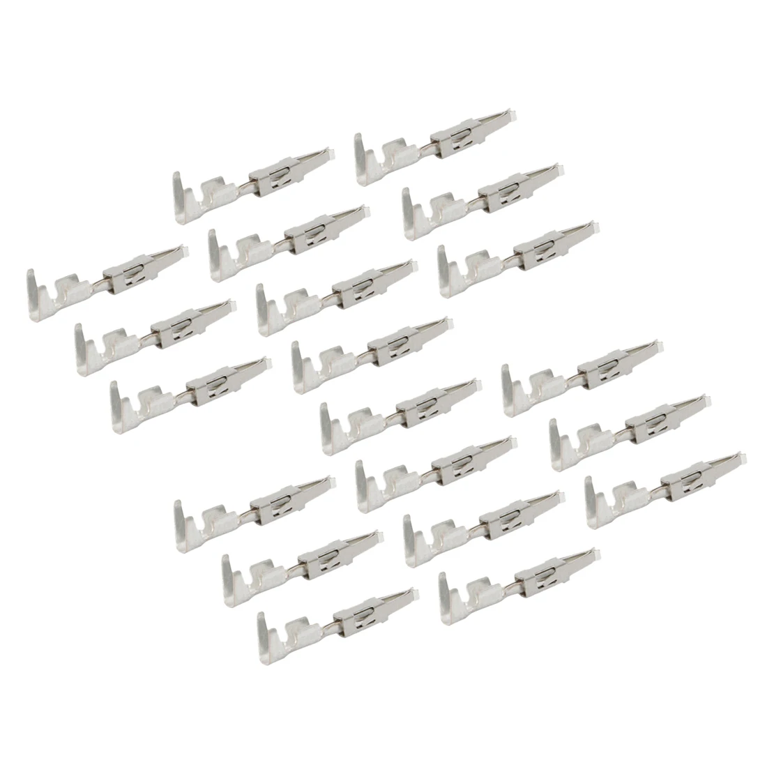 

Универсальный 969005 -2 50 шт. автомобильный микротаймер с автоматическим подключением, 2 разъема 22-20AWG, адаптер контактного разъема, серебряный медный сплав