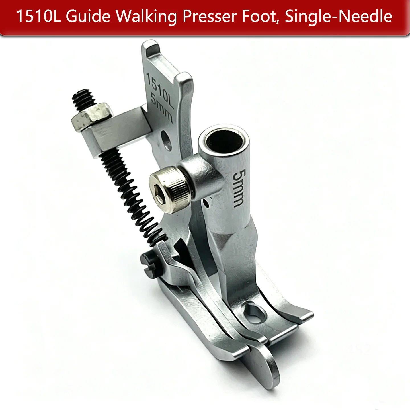Sewing Parts GL1510 GR1510 Left Right Guide Walking Presser Foot For LU‑1510 Mitsubishi 4400 Single‑Needle Industrial Machine