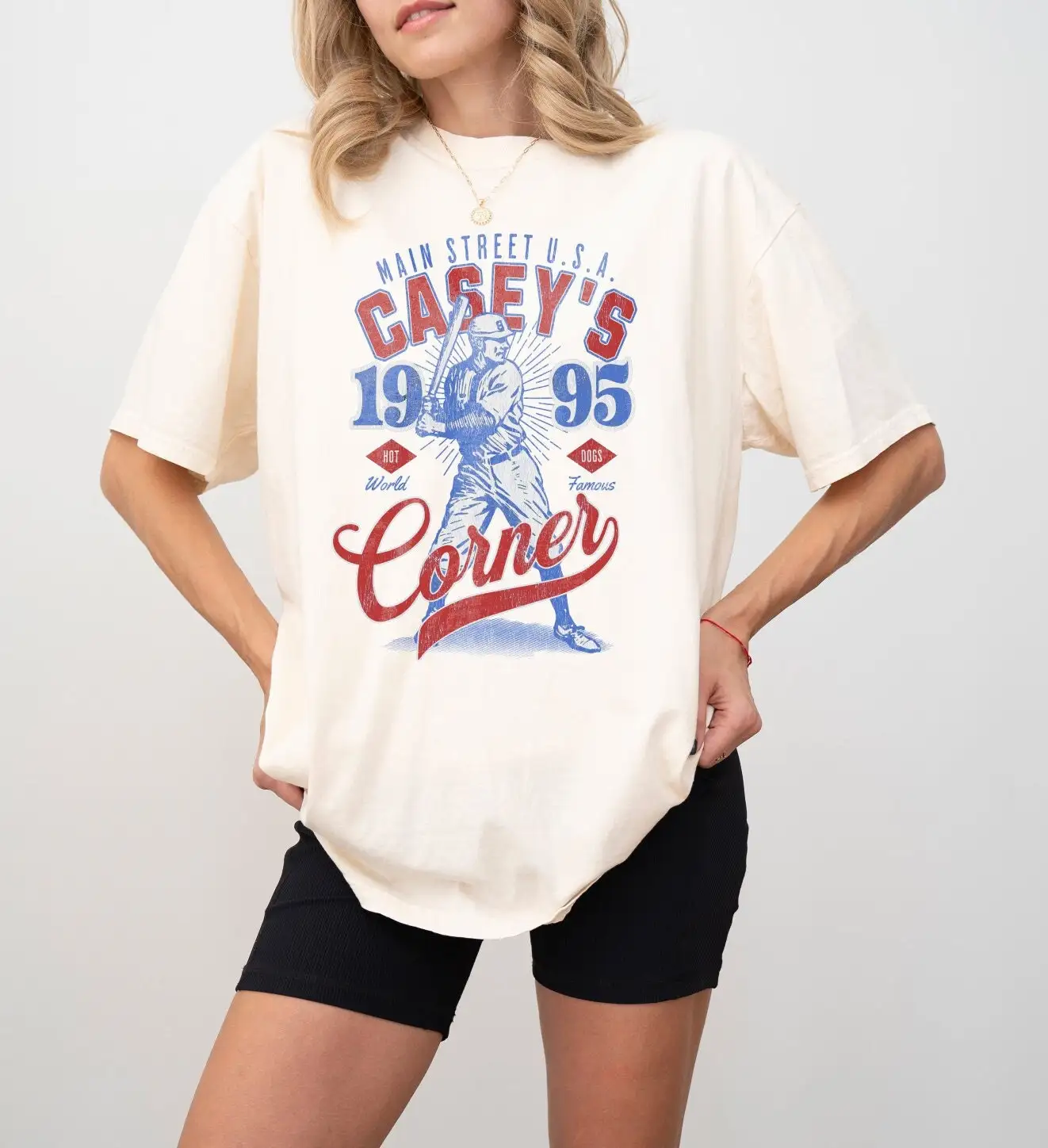 Casey'S Corner Distressed Comfort Colors Garment Dyed T Shirt