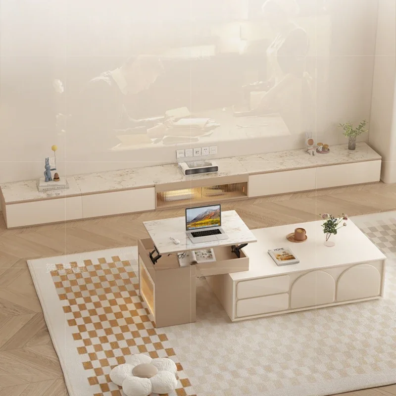 

Hardcover Storage Coffee Table Nordic Clear Floor Modern Coffee Table Living Room Mesas De Centro Para Sala Furniture For Home