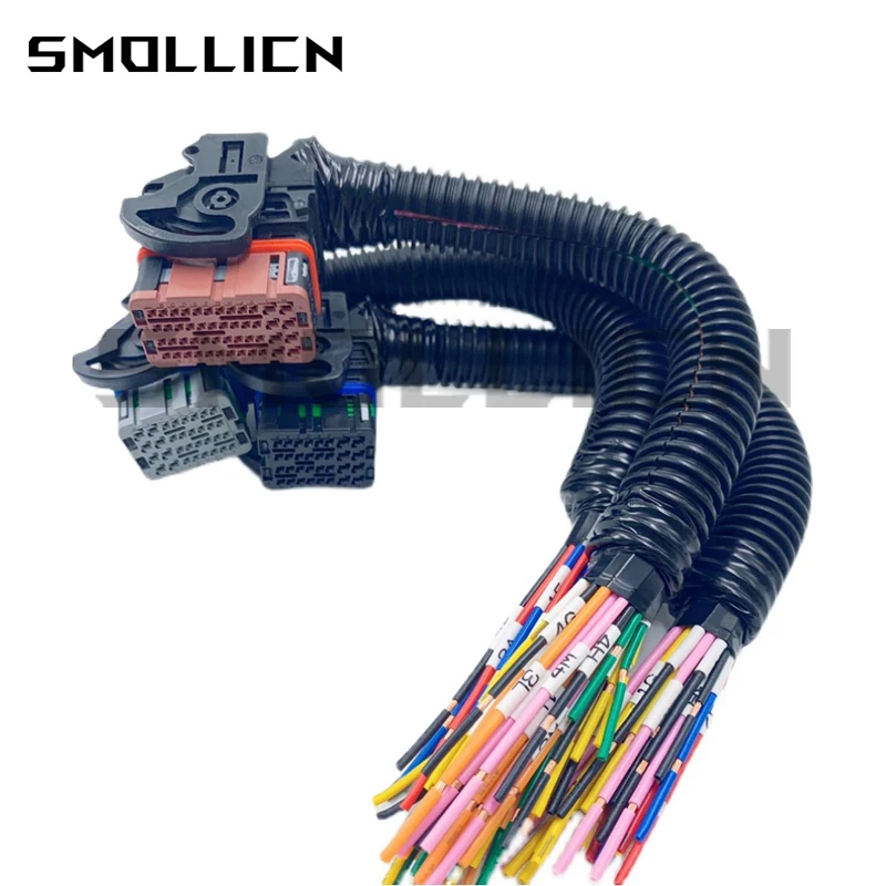 

1 Set 32 48 Pin Auto Molex Wiring Plug Connector Cable Harness ECU Socket 64319-1211 643193219 643191211 For OH6 Computer Board