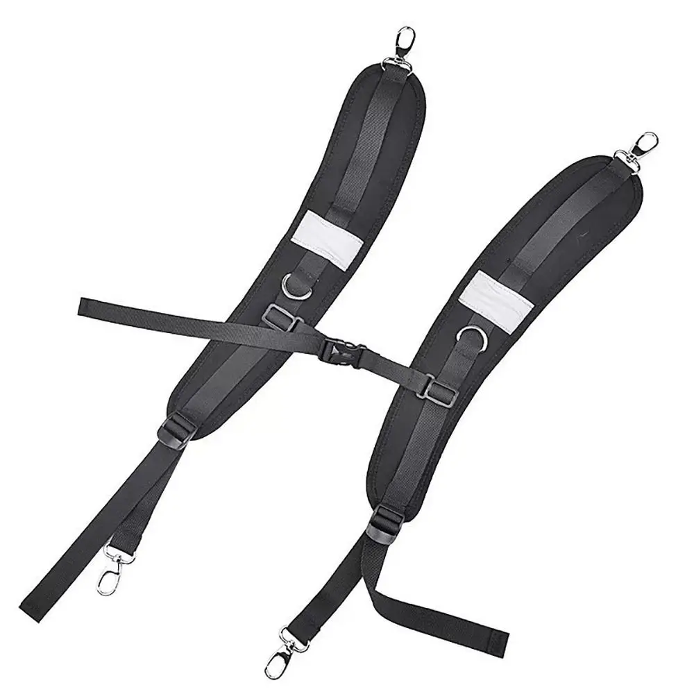New Black Backpack Straps Oxford Cloth Shock Absorption Bags Shoulder Strap Bag Repair Parts Travel