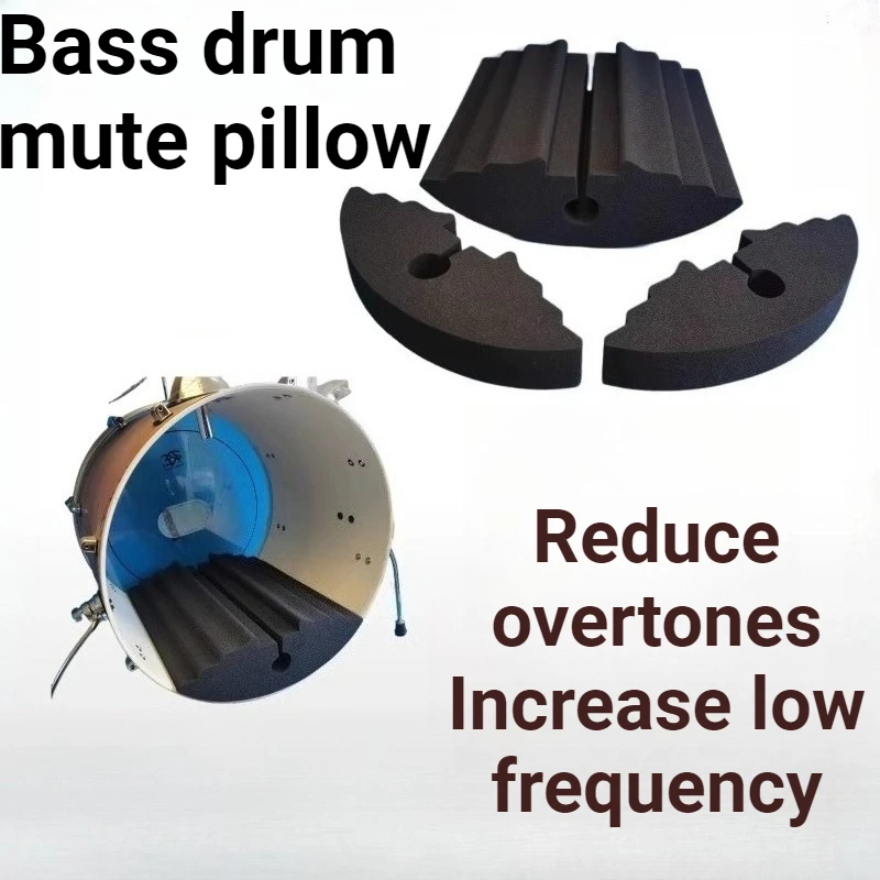 Sponge Bass Drum Pillow‌ Denoise Multistep Shock-absorbing Silent Universal Kick Drum Pillow‌ Musical Instrument Accessory