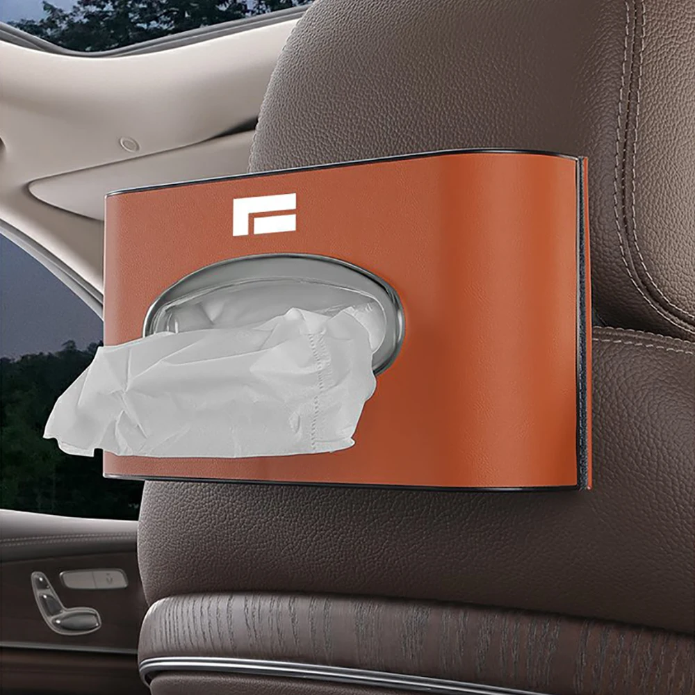 صندوق مناديل السيارة ستوكات ل BAIC JISHI Rox Adamas 2026 مسند الذراع التلقائي حقيبة التخزين مركبة معلقة منديل صندوق ورقي الملحقات #3