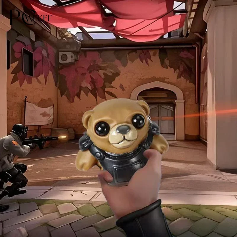 เกม Valorant ตุ๊กตา 3D ยุทธวิธีหมีบีบของเล่นความคิดสร้างสรรค์ความเครียดบรรเทาของเล่น Mochi ของเล่นสําหรับเด็กผู้ใหญ่ของขวัญ