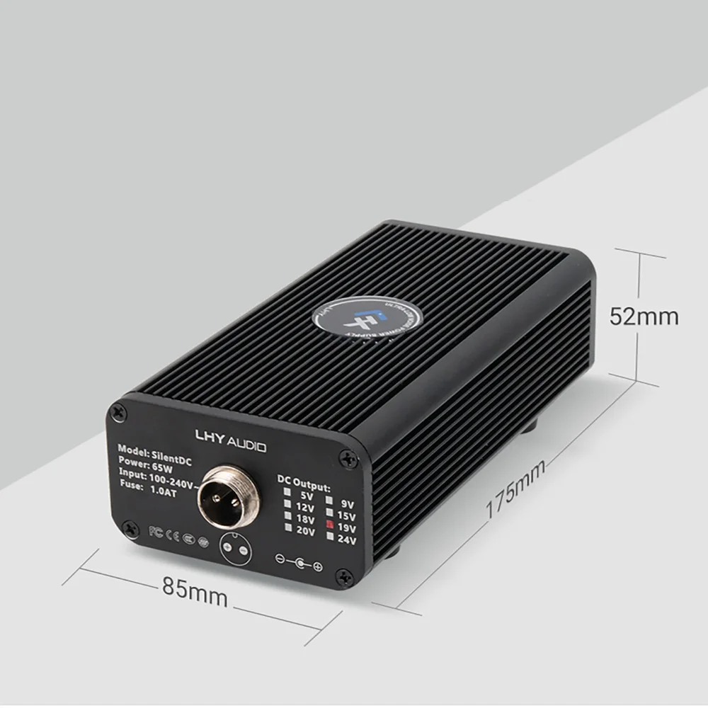 ​ ​ HiFi Audio μV Geluidsarm 84W ​ StilleDC ​ ​   DC-geregelde voedingsadapter Voeding 5V/12V/15V/18V/19V/20V/24V