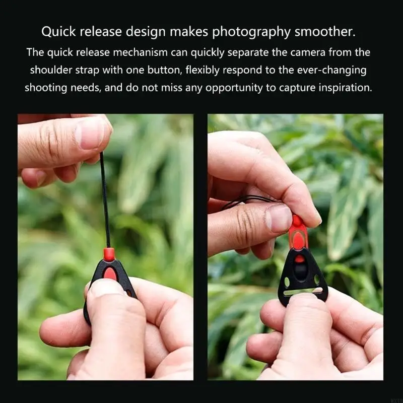 Universal Quick Detach Camera Harness Strap Secure Locking Mechanism Supports Professional Photography Gear 