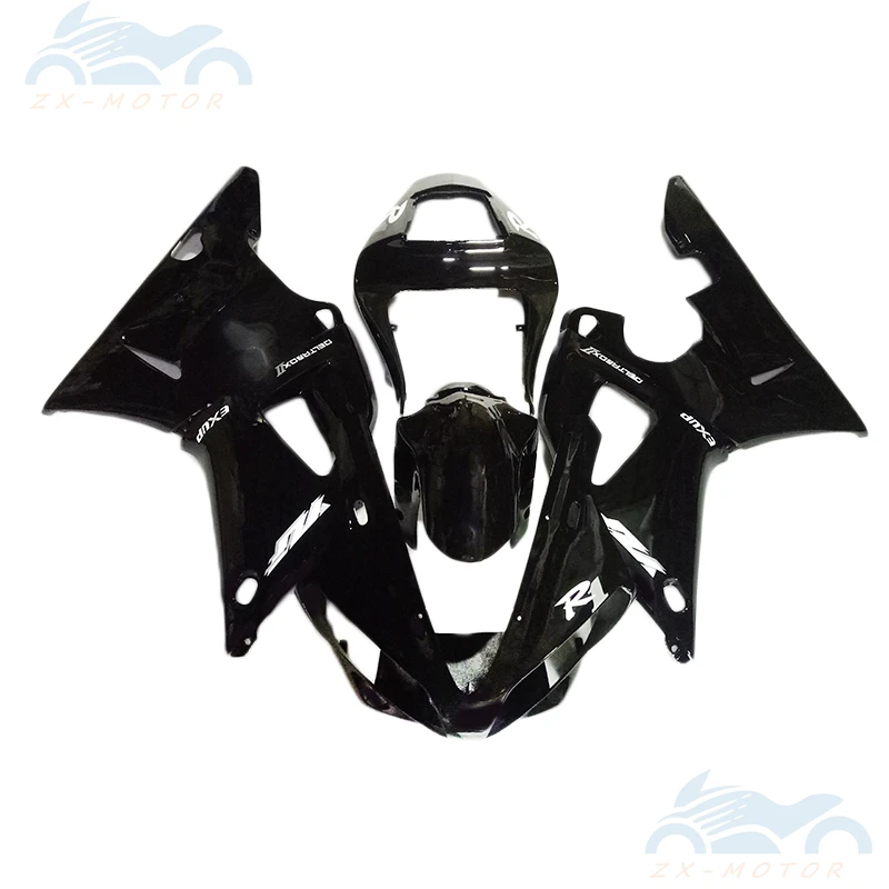 Black Fairings fit for YZF R1 2000 2001 year model  YZFR1 00 01 bodywork fairing parts