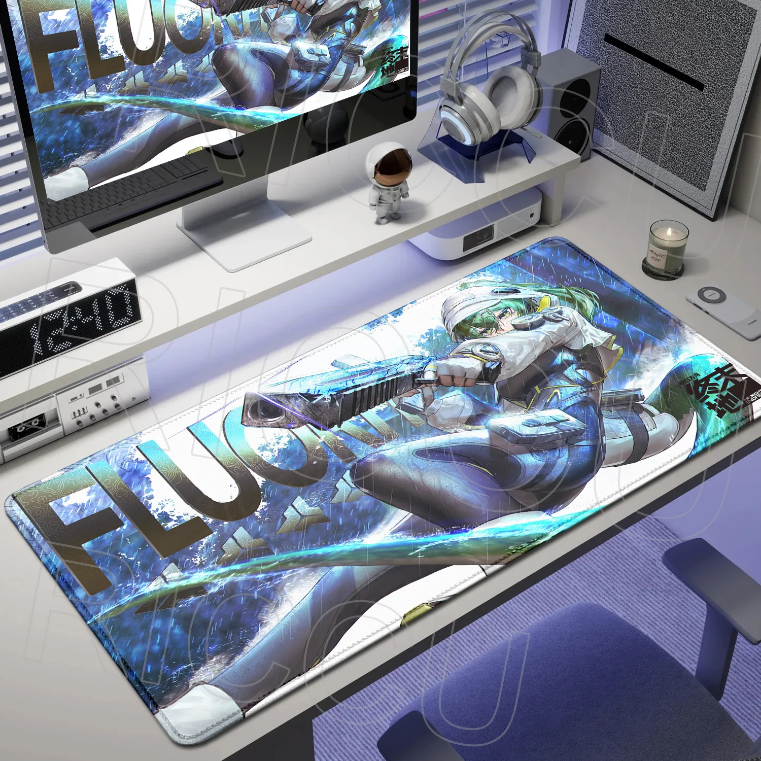 XXL Anime girl Fluorite Arknights Endfield Mouse Pad Game Non-slip Rubber Gaming Large Mousepad Desktop PC accessories Desk Mat