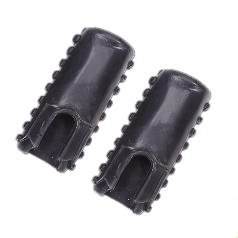 Motorcycle Front Footrest Rubber Cover Shell Rubber Foot Pedal Set For Honda Steed 400 600 Shadow VLX400 VLX600 VLX 400 600